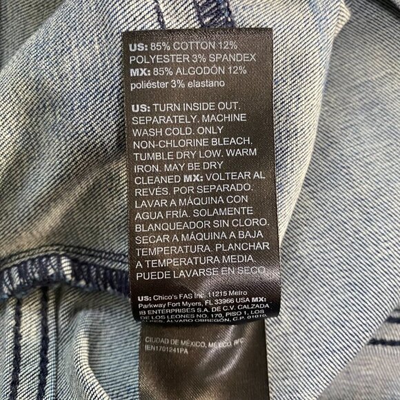 White House Black Market Jeanie Denim High Rise Legging, Size M, #249 - Picture 9 of 10